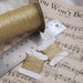 Thread Antique French Early Century Gold 3 Ply Metal Thread - 3 yards or choose your length (#05)