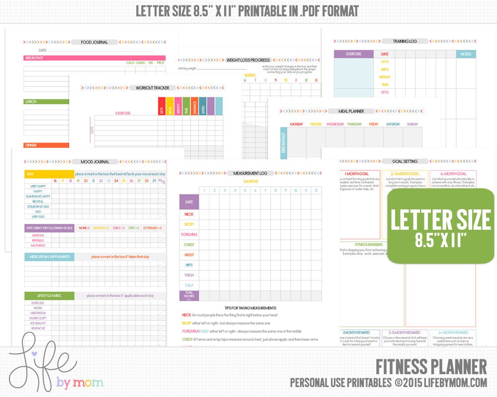 fitness planners fitness planners