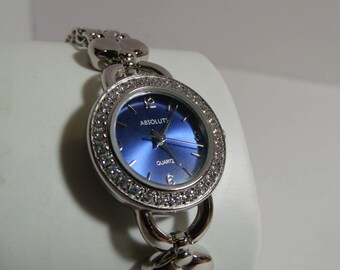 Absolute ladies watch blue face