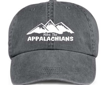 HIKE THE APPALACHIANS Trail Hiking Hiker Baseball Style Cap Hat