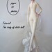 Blank Doll BODY for crafting 17''- tuttorilal, pattern,step by step guide, rag doll body, doll blank, e-pattern