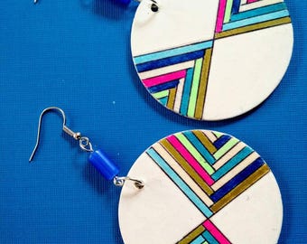 Intersecting Lines - Blue