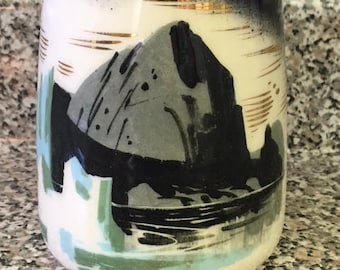 Mid Century Matthew Adams Pottery "Glacier" Mug