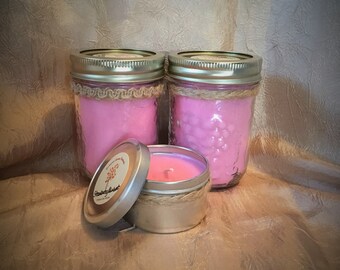 Strawberry Rhubarb Soy Candle