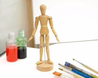Artist's Wooden Articulated Lay-Figure Mannequin