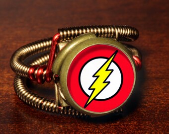 Steampunk Jewelry - Ring - The Flash