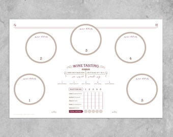 Tasting mat | Etsy