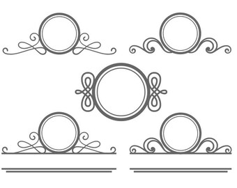 Mailbox decal svg, mailbox svg, mailbox monogram frame svg, monogram frame svg, mail svg, svg files, svg, cricut,silhouette,instant download