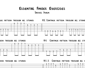Essential Finger Exercises for Guitar