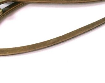 set of 5 bookmarks smooth bronze