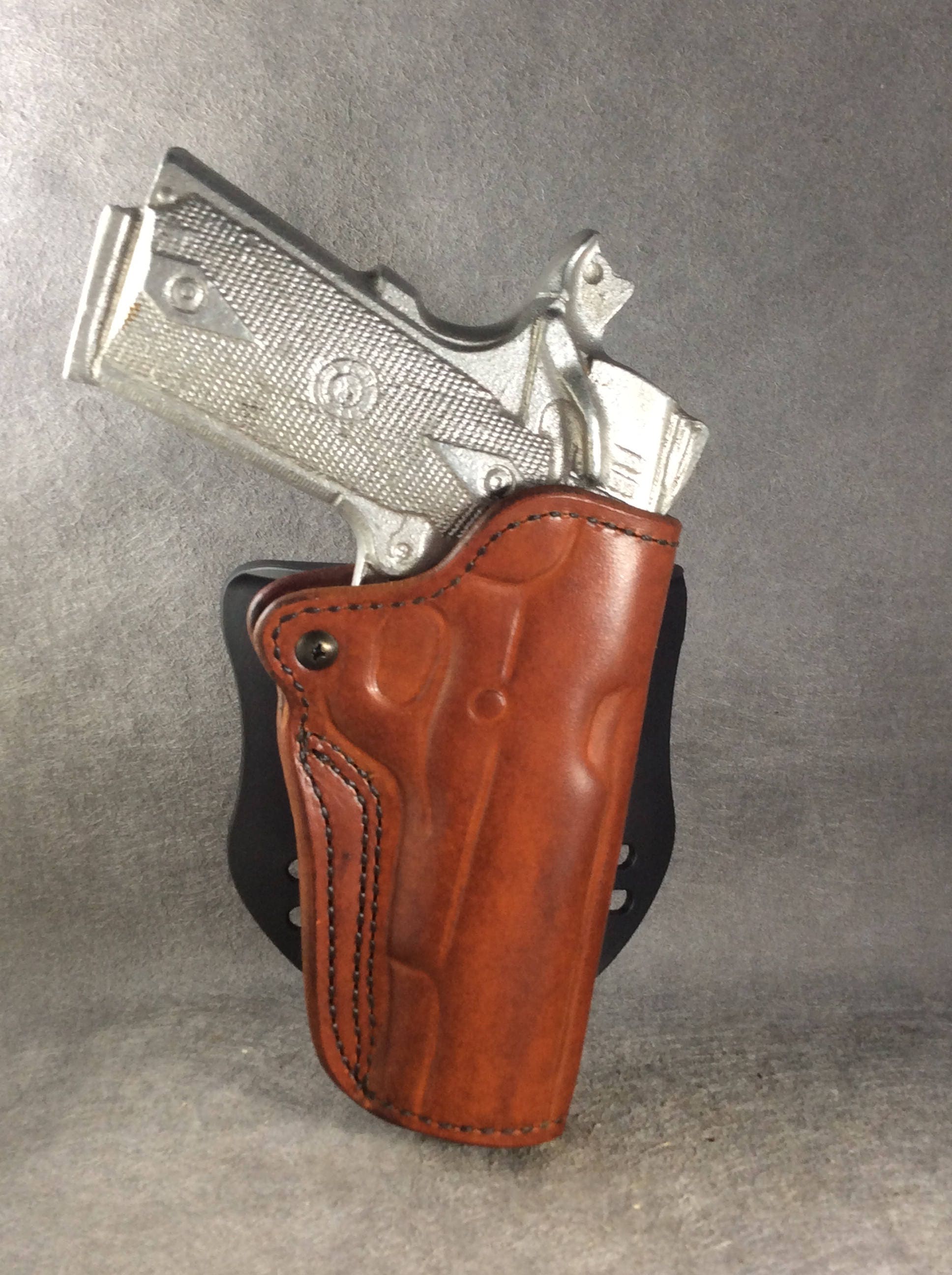 1911 Longmire Full Size OWB Paddle Holster Leather