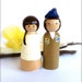 Army Marines Wedding Cake Topper Custom Uniform Bride and