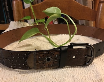 Leather Belt Fossil Brand