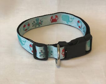 L,XL Under The Sea Dog Collar