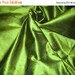 15% OFF One yard of olive green dupioni silk blend
