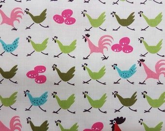 Farmdale crossing Chickens De Leon Design Group * The Alexander Henry Fabrics Collection