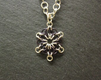 Celtic Star Chainmail Pendant