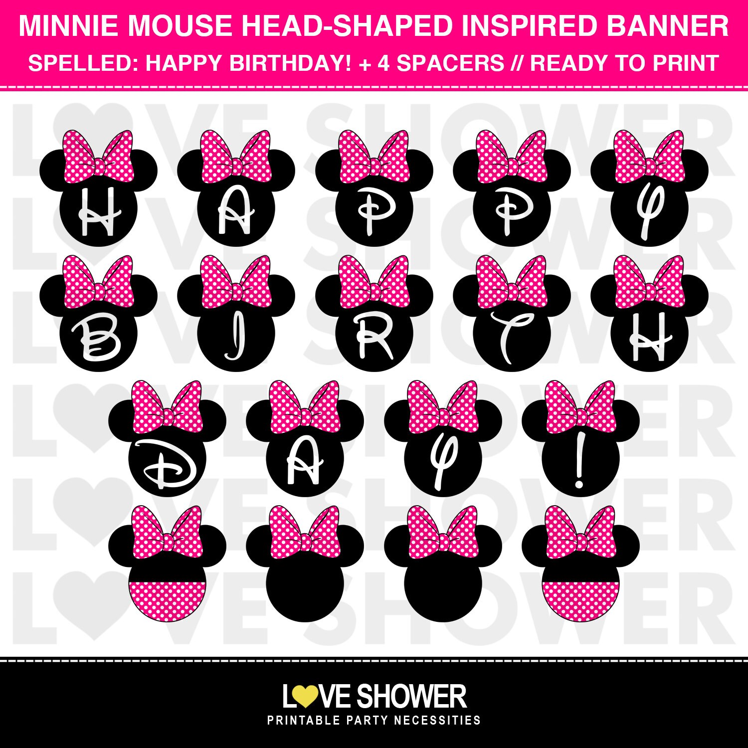 Minnie Mouse Cake Toppers Etsy Minnie Mouse Cake Toppers Etsy