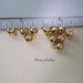 4 pc. Chain Stopper, Grip Slide Holder, Chain Slider Bead, Silicone Grip Slider Bead, Necklace Length Controller, Gold Plated