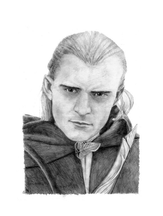 LEGOLAS pencil drawing