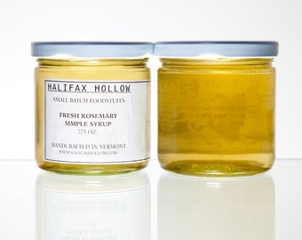 Simple Syrups- Fresh Rosemary- Signature Drink- Foodie Gifts- Cocktail Set- Soda Syrup- Barware- Drink Mixer-Mother's Day Gift