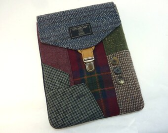 IPad sleeve, iPad case iPad 2 and 3 case eletronics case Recycled case Eco Friendly Recycled suit coat Ready to Ship