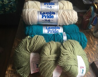 Destash Lamb's Pride and Chunky AL Yarn