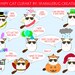 Grumpy Cat Clipart Set Instant Download printable art
