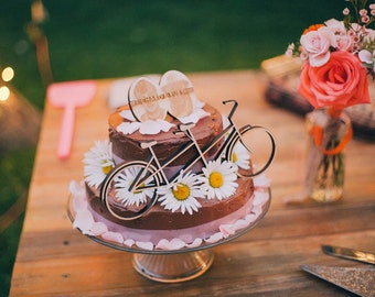Tandem Bike Cake Topper