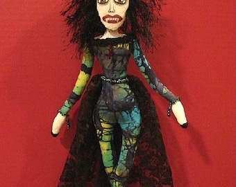 Art Doll-OOAK-Female Vampire Doll-VAMPIRA (Made to Order by Request)