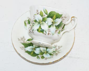 Royal Albert Trillium Teacup and Saucer - 1610