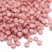 100 Deep Rose "Dazzling Dotz" Recycled Glass Gems Round Shaped Mosaic Tiles Floral Vase Fillers