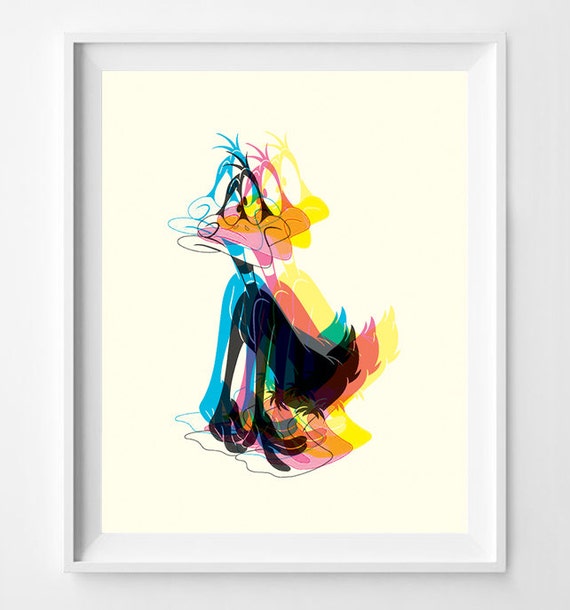 Daffy Duck Daffy Duck Poster Duck Poster Boys Room Art