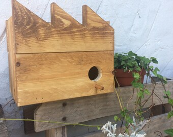Birdhouse - Up-cycled oiled pallet wood