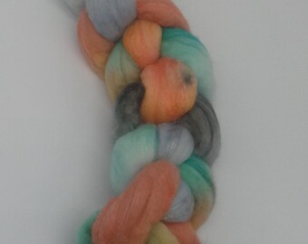 Merino / Silk Roving: Seascape
