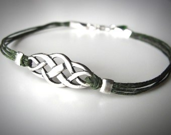 Outlander Bracelet, celtic bracelet, Celtic jewelry, Best Seller, Sterling Celtic Knot bracelet, Irish bracelet, Scottish bracelet, st patty