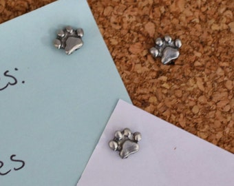 Paw Print Pushpins- Pet, Dog, and Cat Gifts and Decor- Pet Lover Gifts, Cat Lady and Dog Mom Gifts