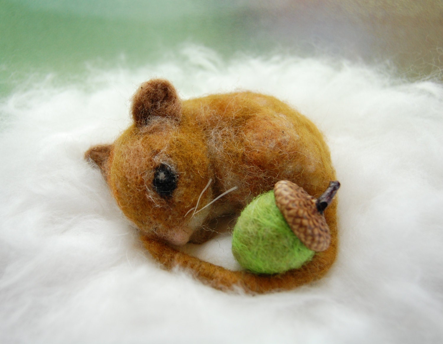 Needle Felted Mouse. Waldorf Animals. Needle Felt Mouse. Cute