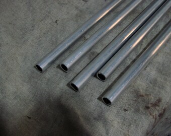 Aluminum tube 1/2 x 12 inch Quantity of 5