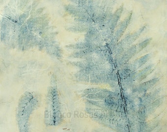 13.5 x 13.5 cm Helecho licht blue