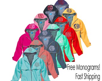 Monogrammed Rain Jacket-Price Includes 2 Monograms