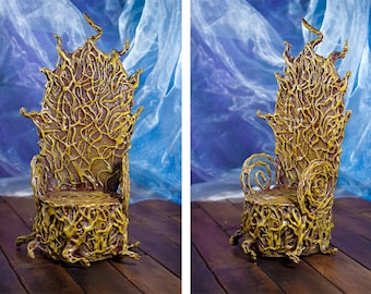 1/6 doll YoSD Artisan fantasy throne for 25-30cm doll, BJD YoSd size or similar dolls.