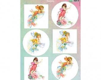 Cutting, cutting, 6 images of fairies, Fairies, Marianne Design, scrapbooking, cardmaking, crafting