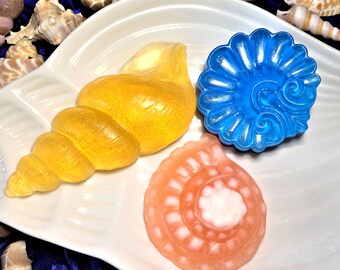 Sea Soap,Undersea World Soap (Part 3), Ocean Soap,Seashells Soap