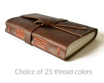 Leather Bound Journal, Lined Leather Journal Personalized Travel Journal, Leather Writing Journal, Leather Gift for Men