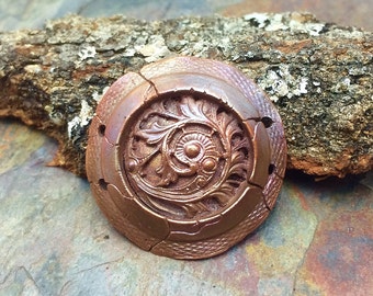 Artisan CopperPrecious Metal Clay Pendant