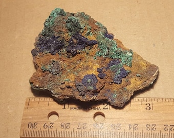 Beautiful Azurite and Malachite specimen