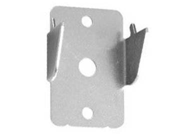 Graber Double Curtain Rod Brackets, 1 Pair, Stainless Steel (mpn# 4-809)