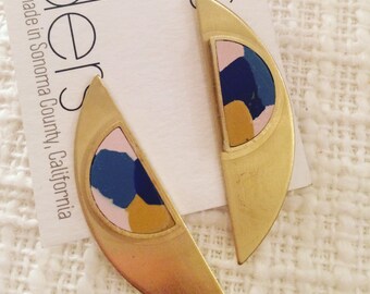Cecelia collage earrings