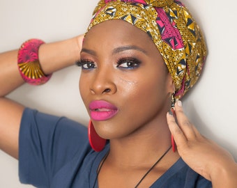 African head wrap, African clothing, African fabric, African headwrap, Ankara head wrap, Ankara fabric, African scarf, African print scarf